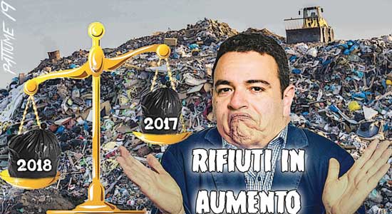 Rifiuti in aumento