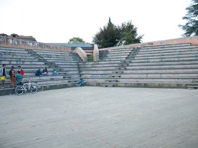 L'anfiteatro della villa comunale